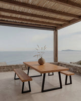 The Bench With Iron Legs