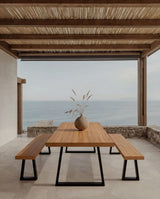 The Bench With Iron Legs