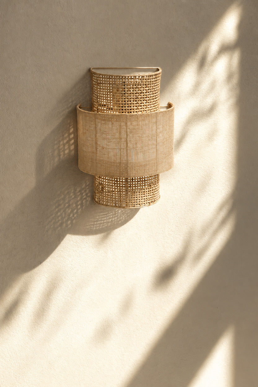 The Bolly Jute Wall Lamp