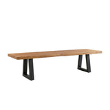 The Bench With Iron Legs