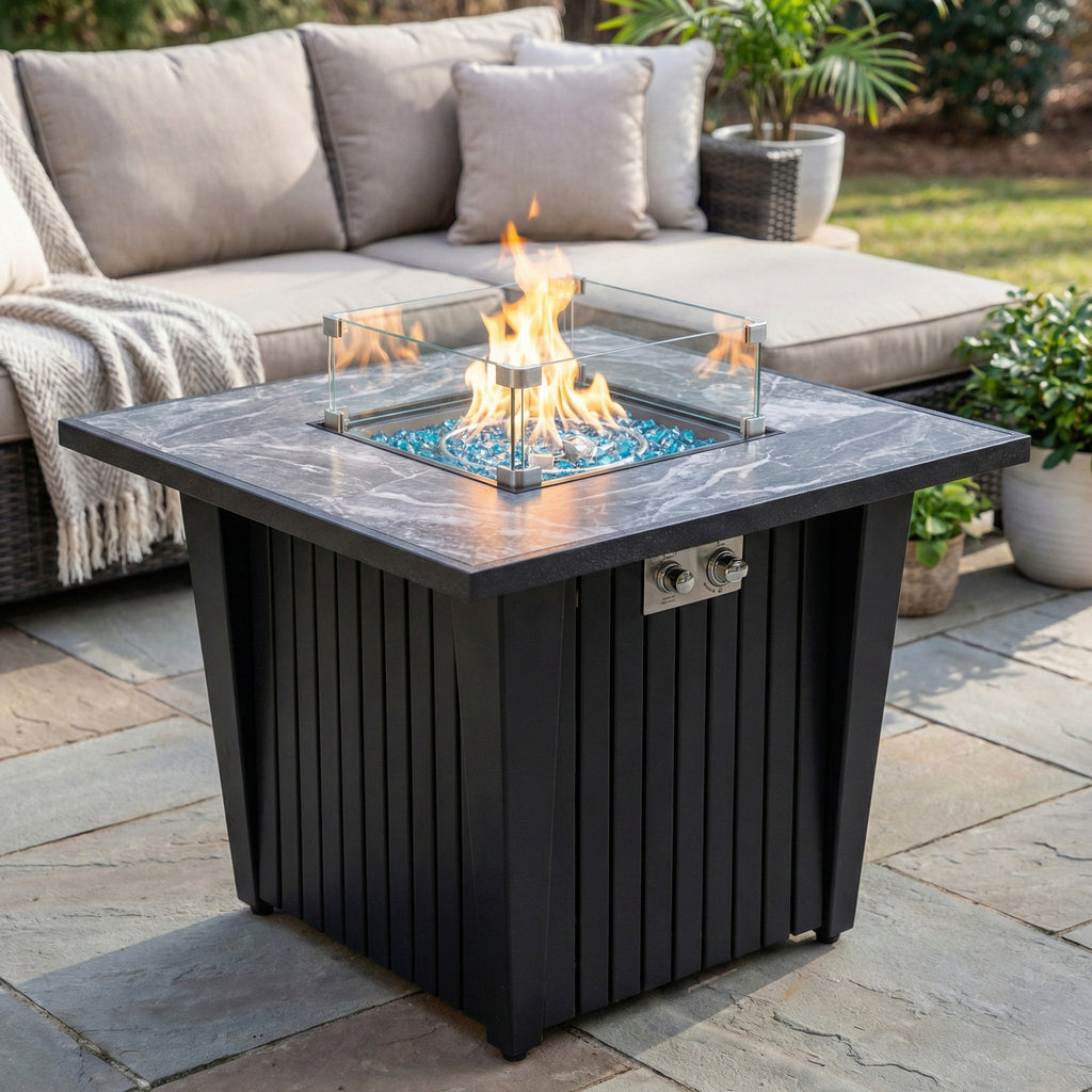 32" Propane Gas Fire Pit Table
