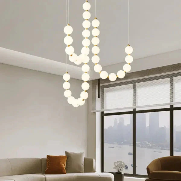 Pearl White Chandelier