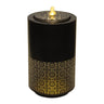 Illuminated Cut-Out Metal Round Fountain 21.5"H