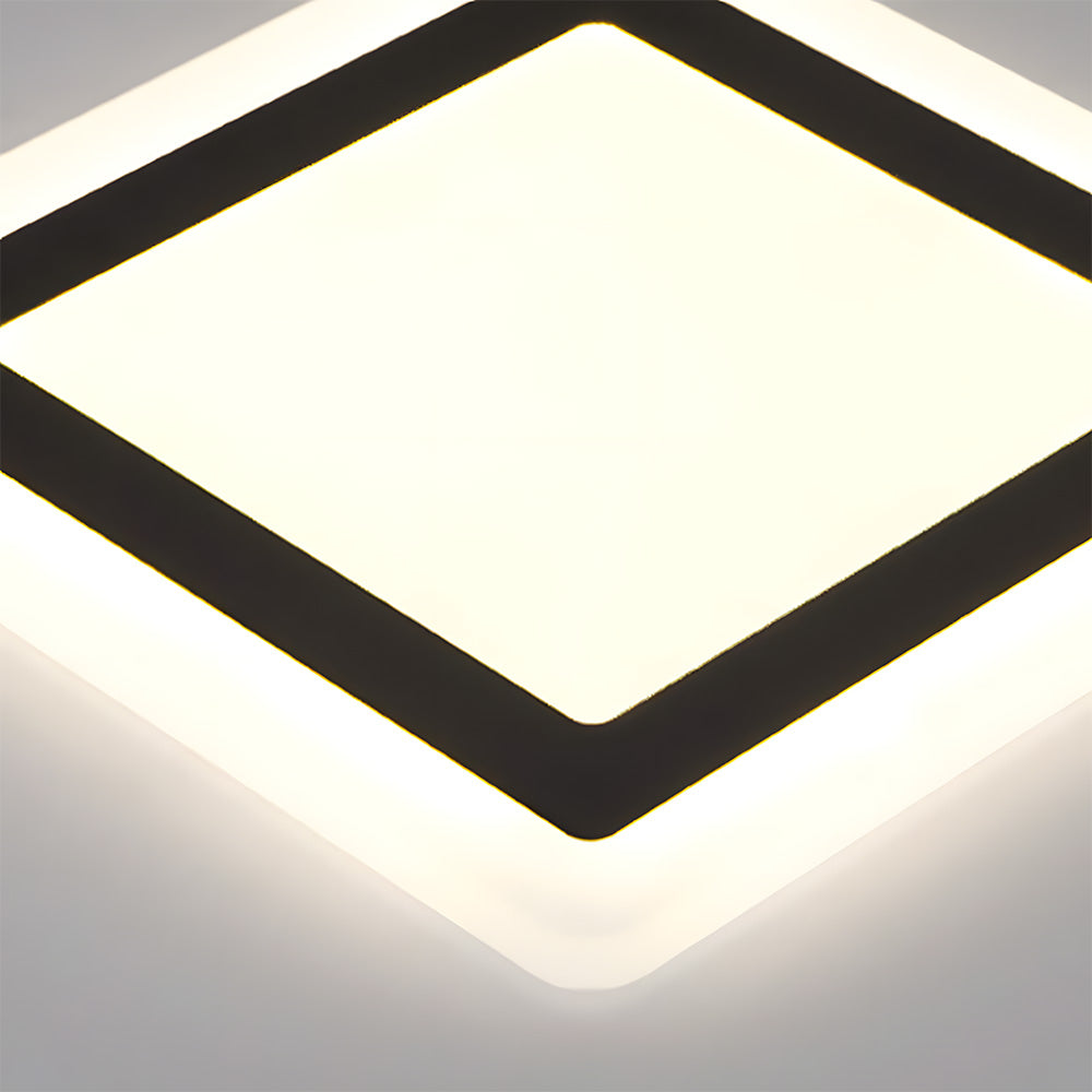 Simple Acrylic Flush Mount Ceiling Lamp for Living Room