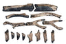 Amantii RUSTIC - 14 Piece Deluxe Media — 14 logs, stones, pebbles & embers