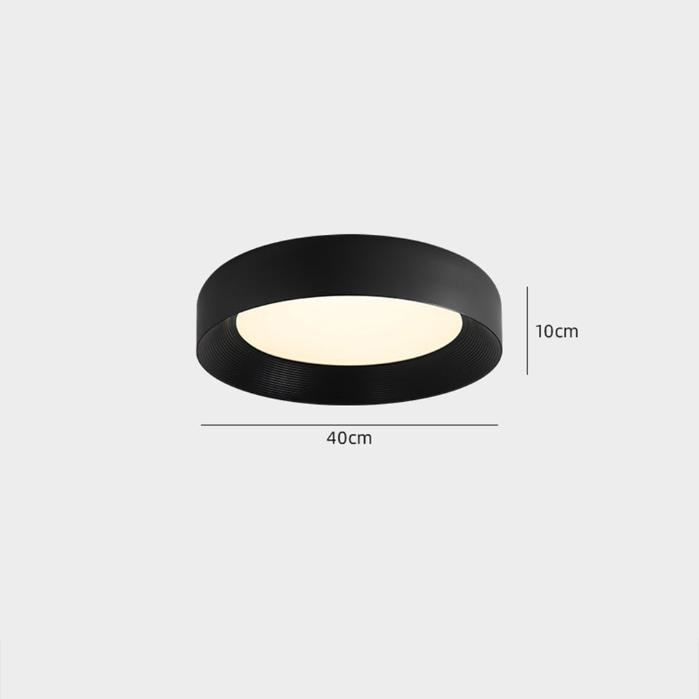 Modern Black Metal LED Ceiling Lamp