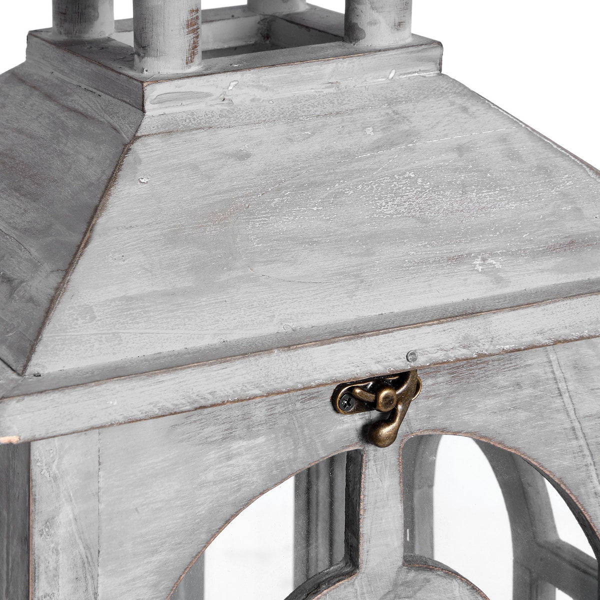 Arley Wooden Lantern, Set of 3