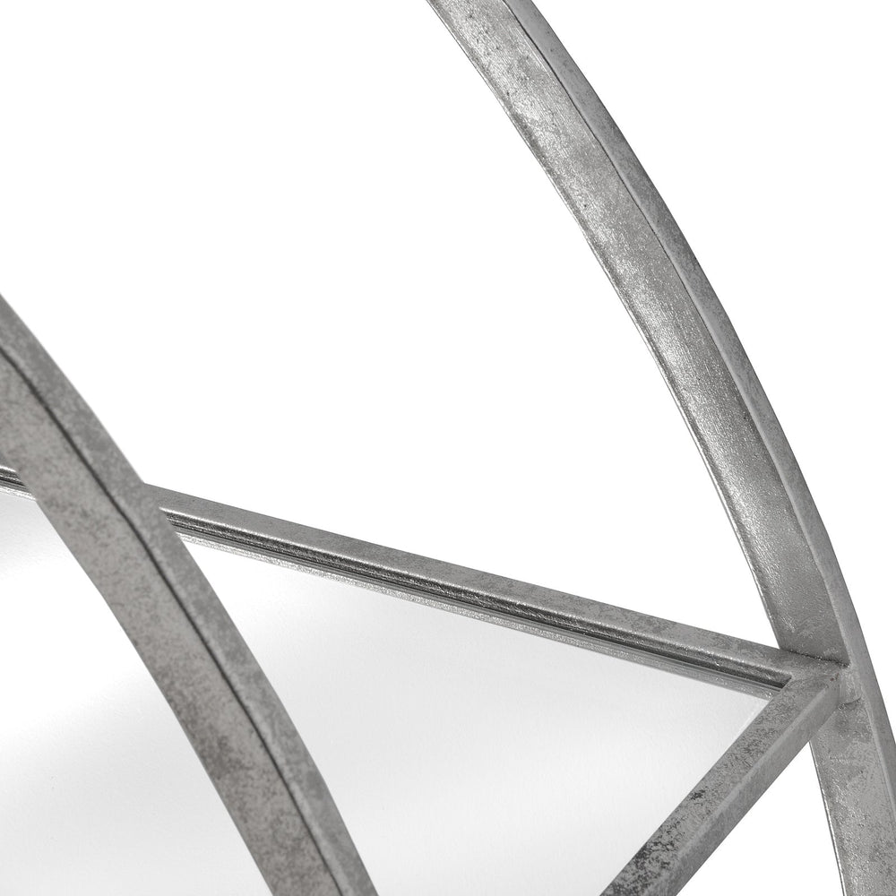 Halo Circular Wall Shelf, Silver