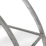 Halo Circular Wall Shelf, Silver