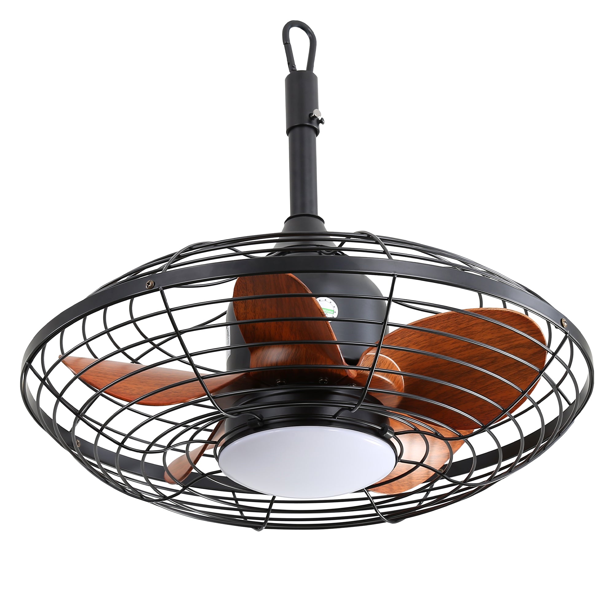 20 Inch Downrod Mount Ceiling Fan LED 18W 3CCT 5 ABS