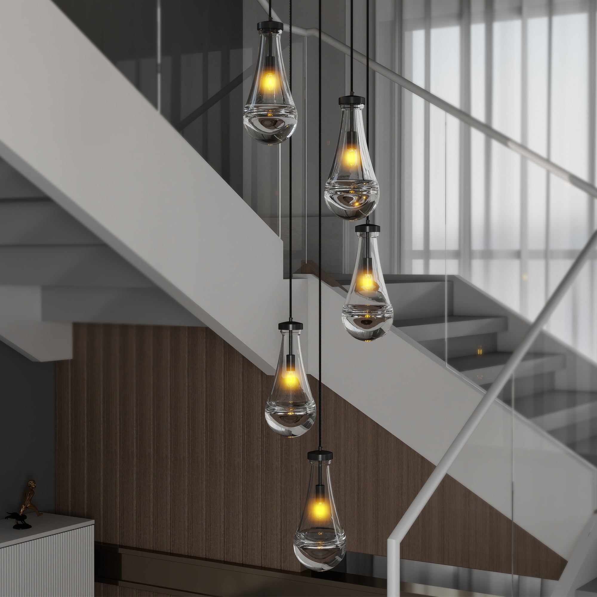 5 Light Cluster Pendant Lights Chandelier