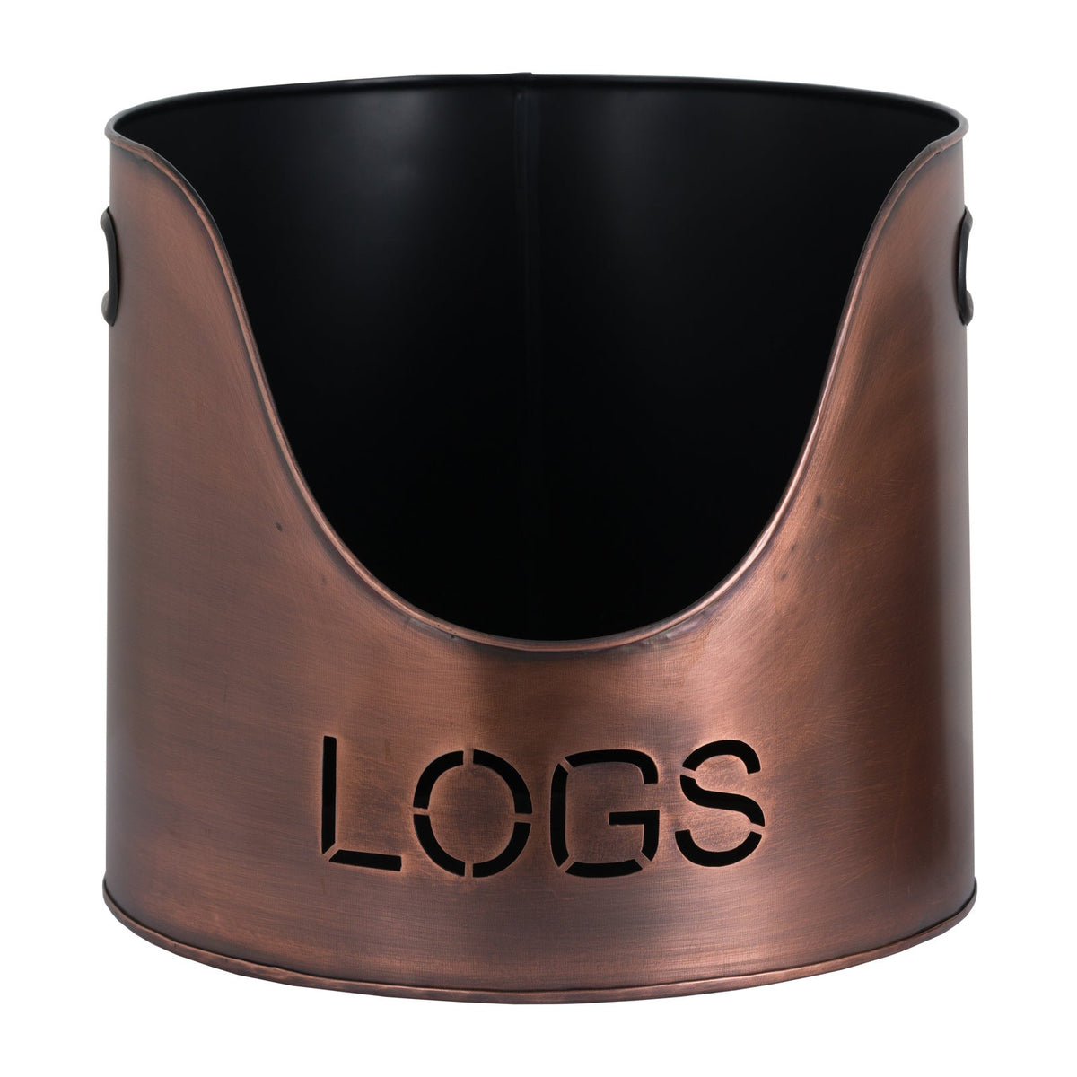 Copper Finish Logs And Kindling Buckets &