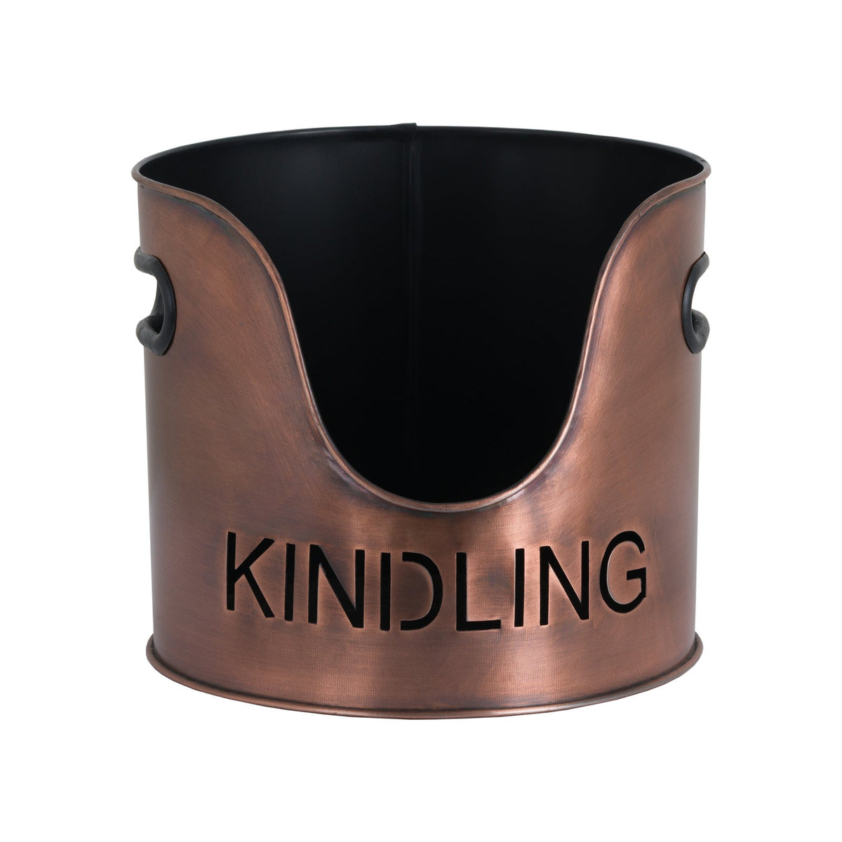 Copper Finish Logs And Kindling Buckets &