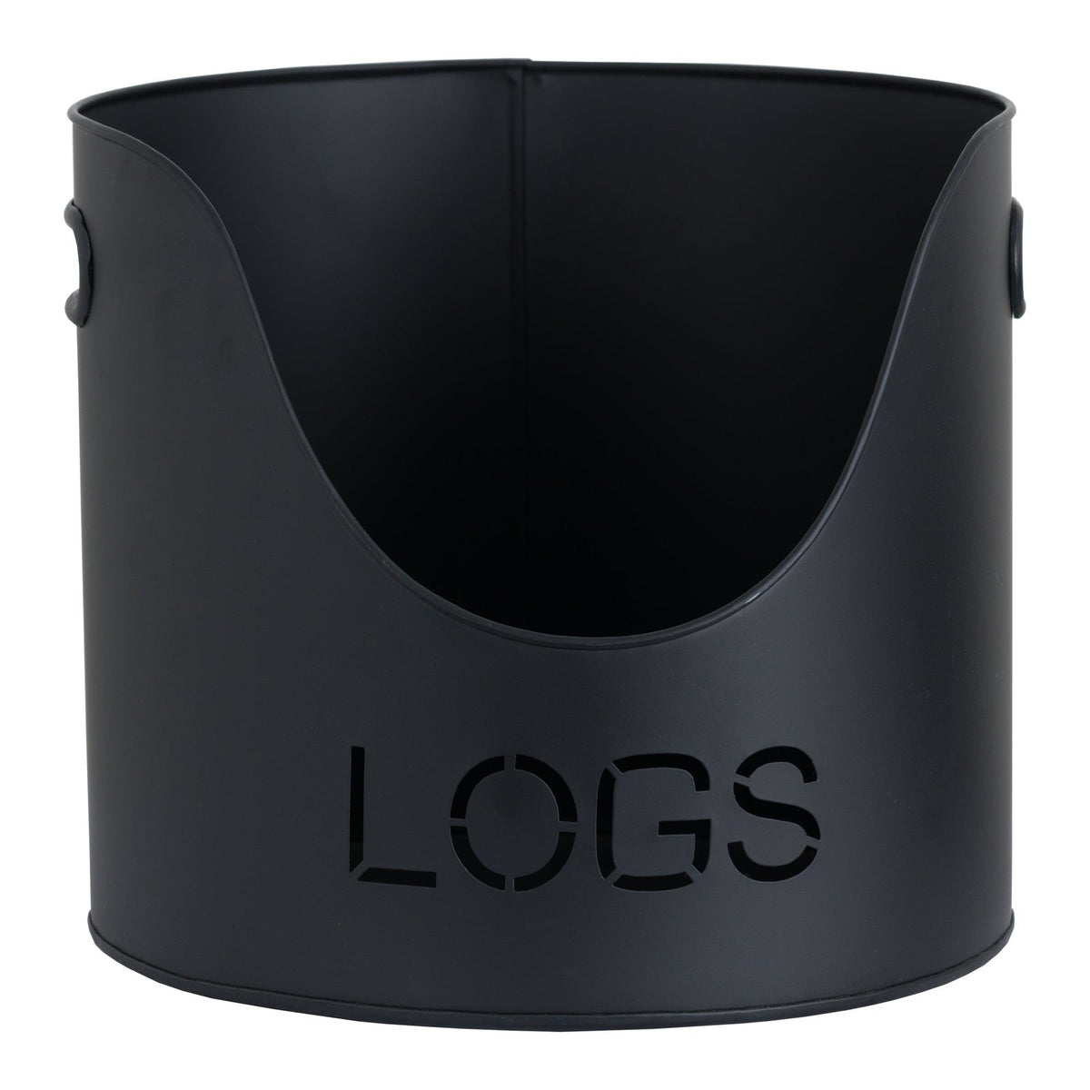 Black Finish Logs And Kindling Buckets