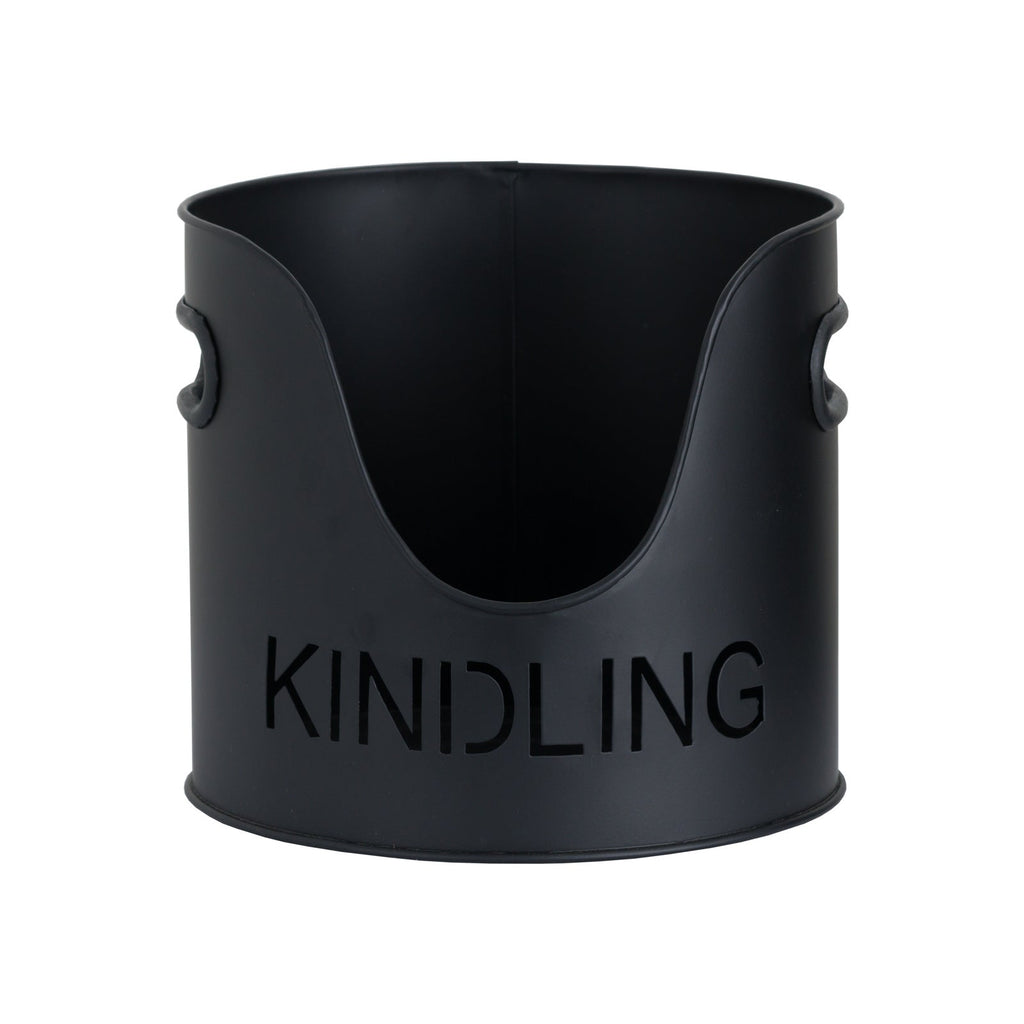 Black Finish Logs And Kindling Buckets