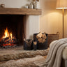 Black Finish Logs And Kindling Buckets