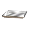 Astor Distressed Square Mirrored Tray