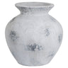 Large Antique White Ceramic Vase 41cm — Flower Vase