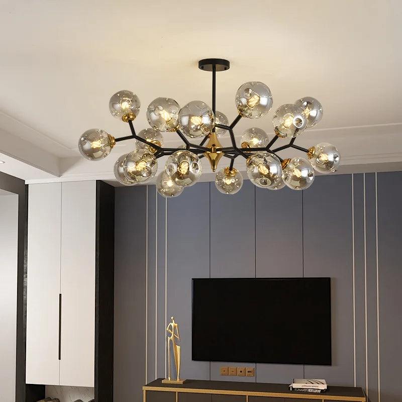 Spherical Glass Chandelier