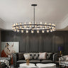 48 Inches Luxury Chandeliers Crystal Living Room
