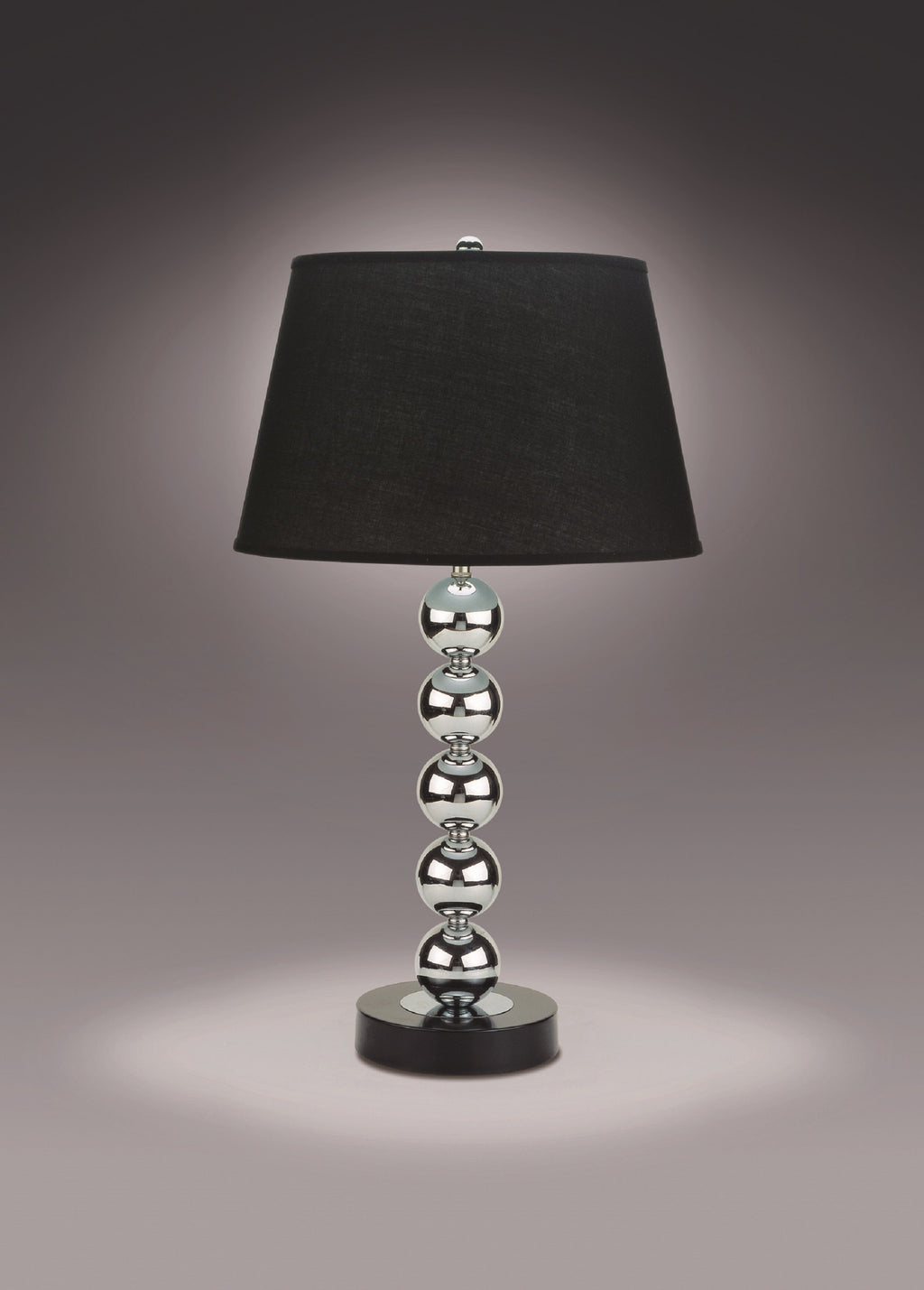 2pc Modern Sleek Table Lamp Reflective Spheres Catch the