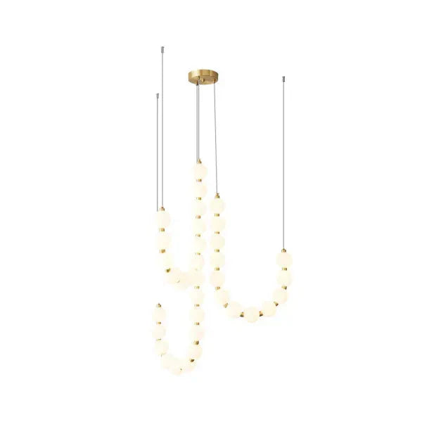 Pearl White Chandelier