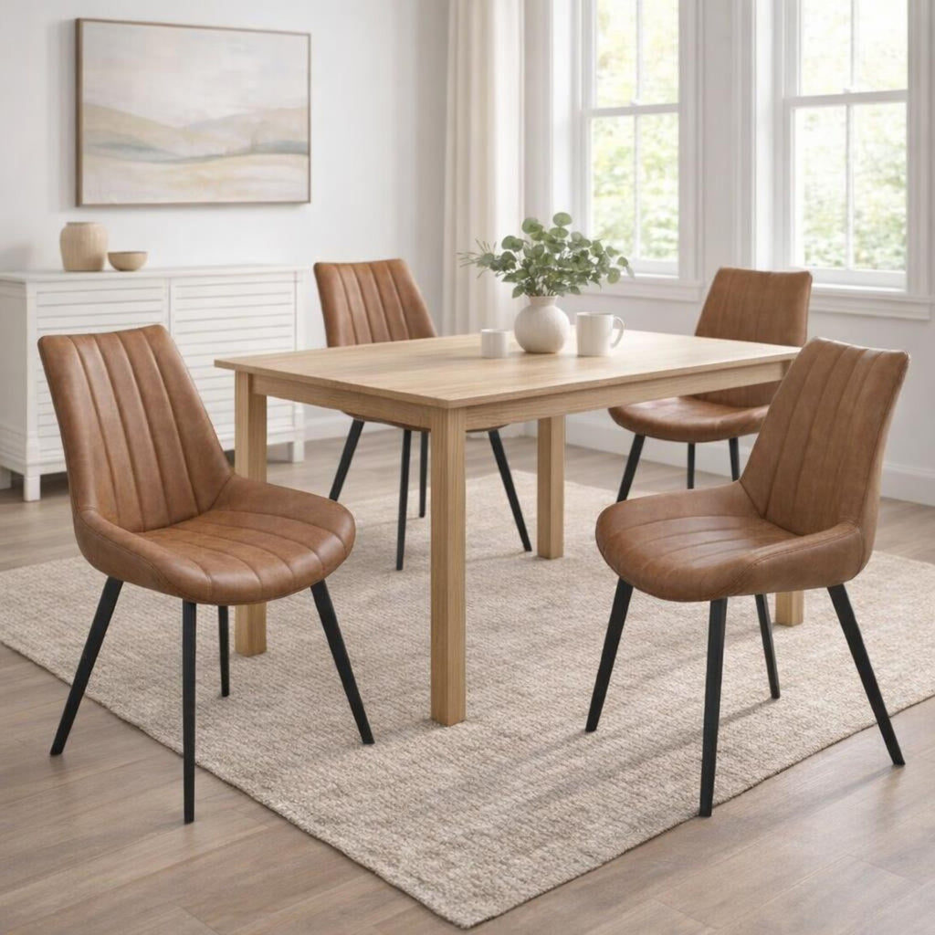 Malmo Tan Dining Chair — dining chair