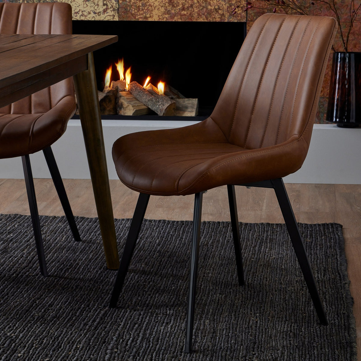 Malmo Tan Dining Chair — dining chair