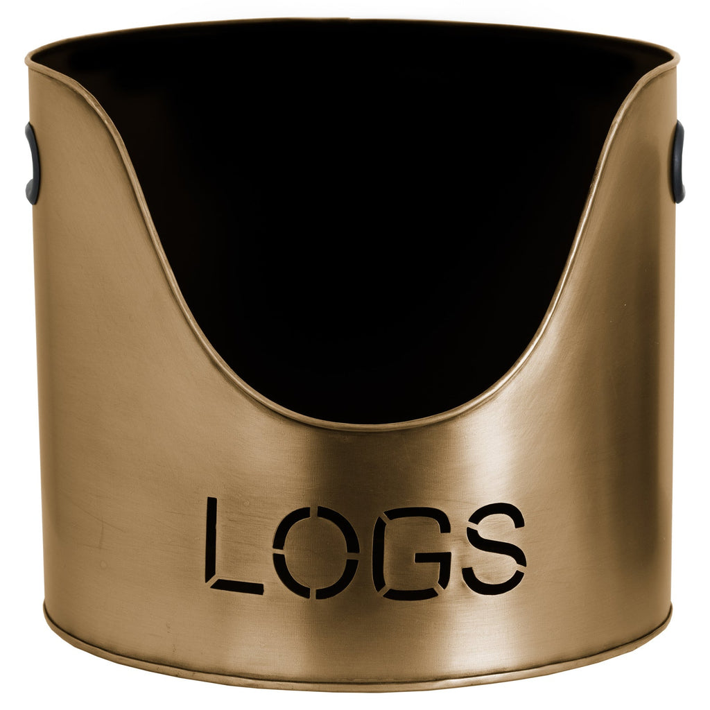 Bronze Finish Logs And Kindling Buckets &
