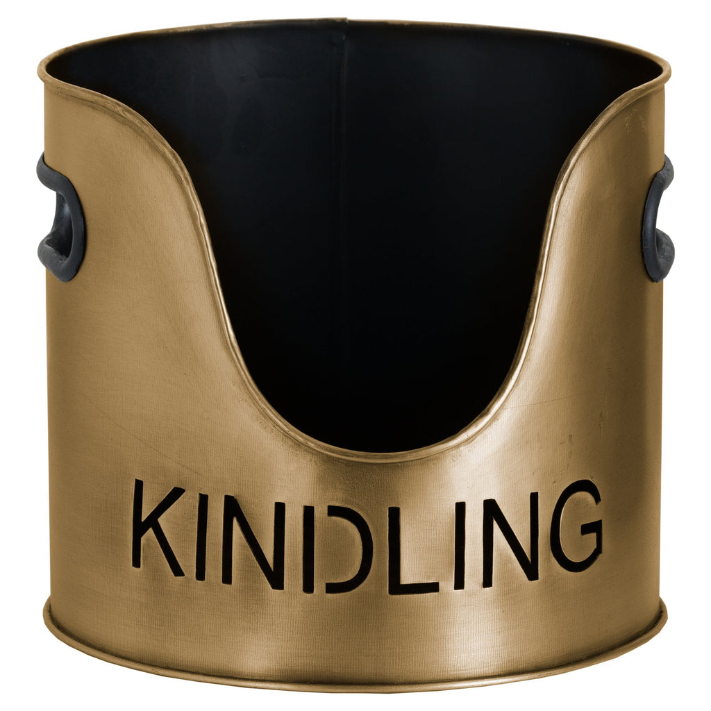 Bronze Finish Logs And Kindling Buckets &