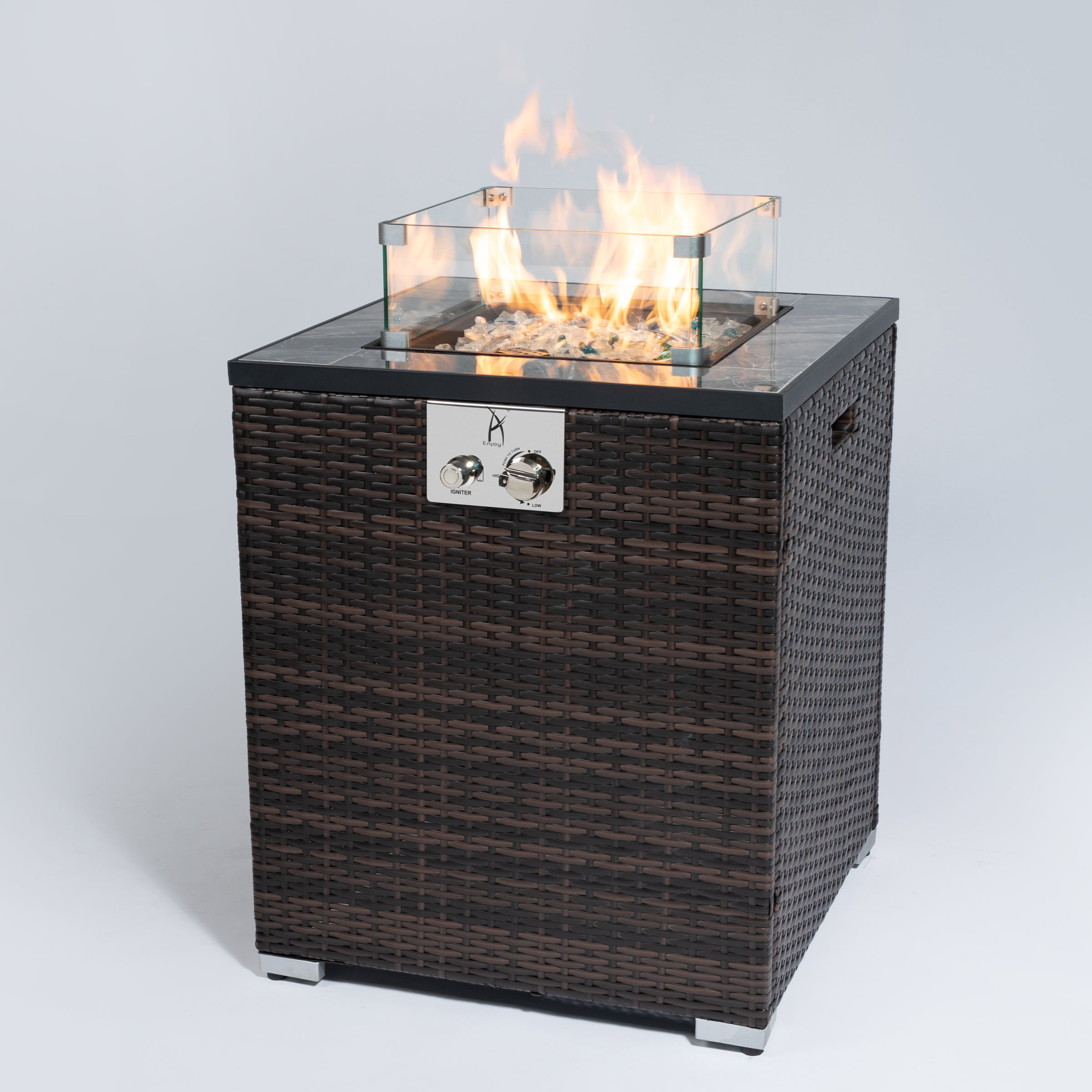 24" Propane Gas Fire Pit Table