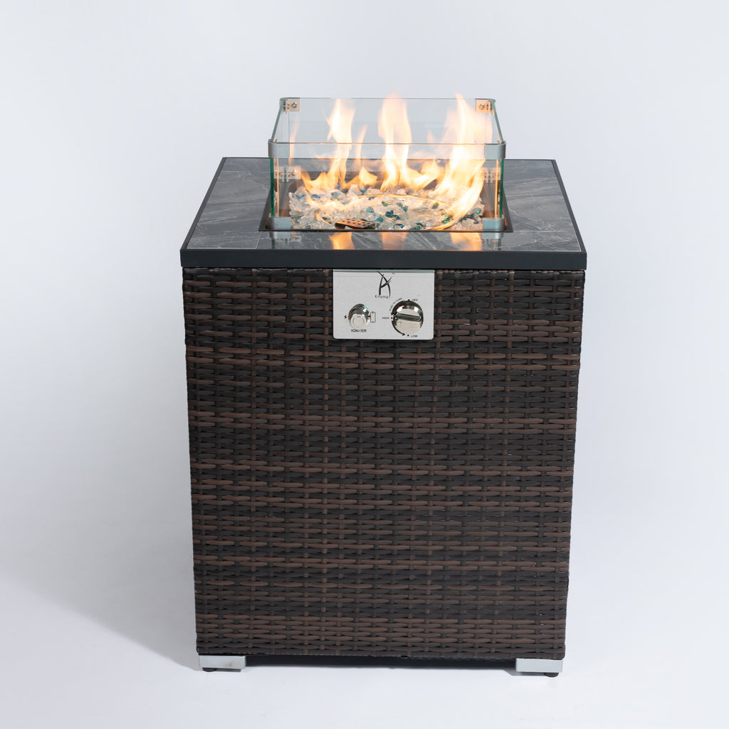 24" Propane Gas Fire Pit Table
