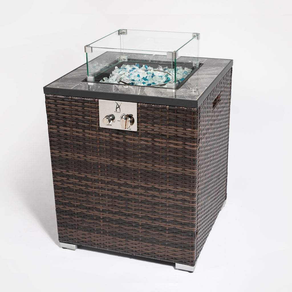 24" Propane Gas Fire Pit Table