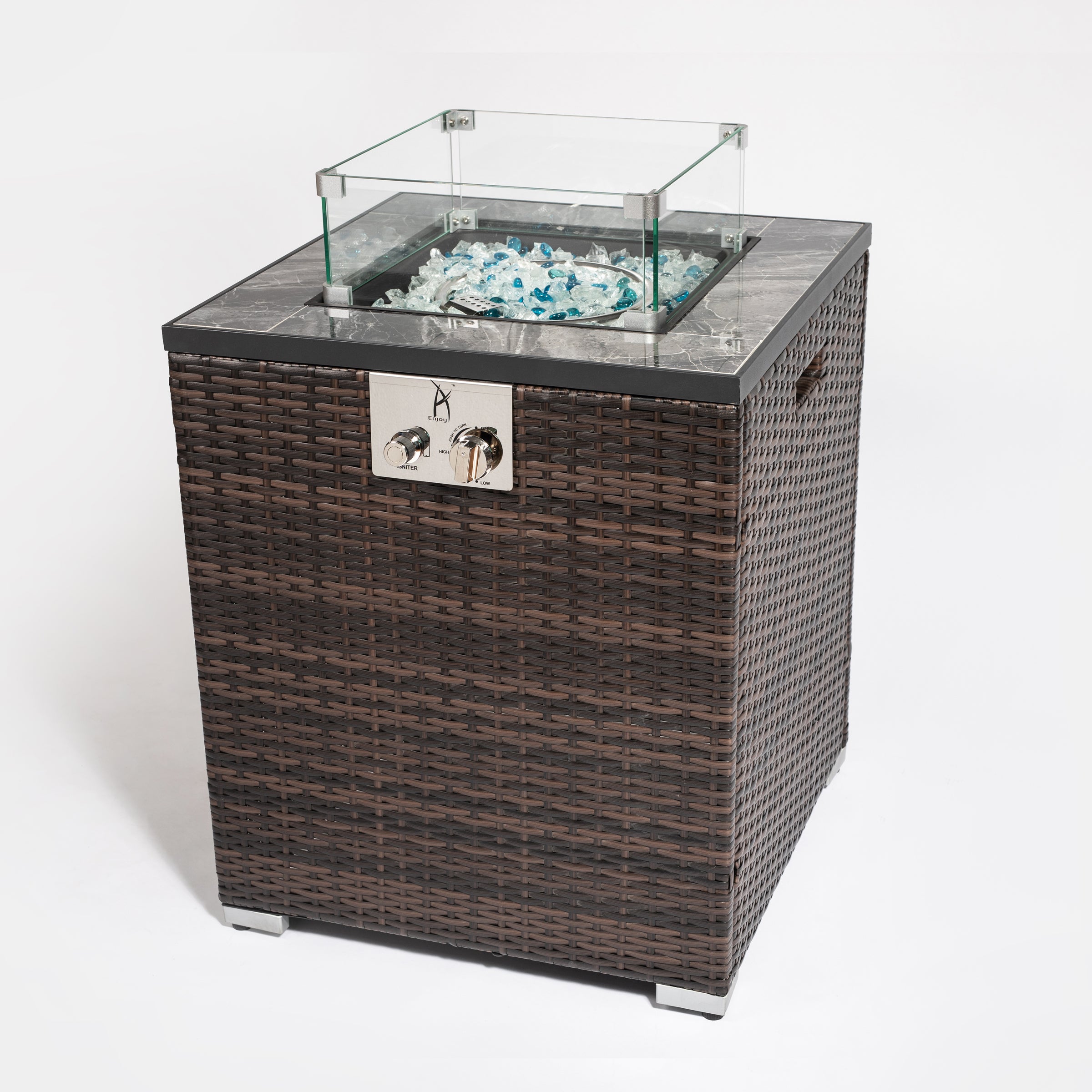 24" Propane Gas Fire Pit Table