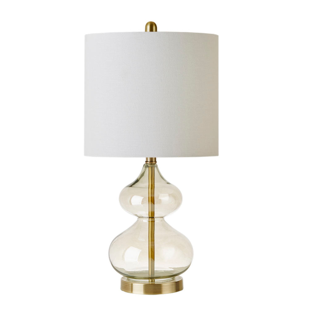 Curved Glass Table Lamp