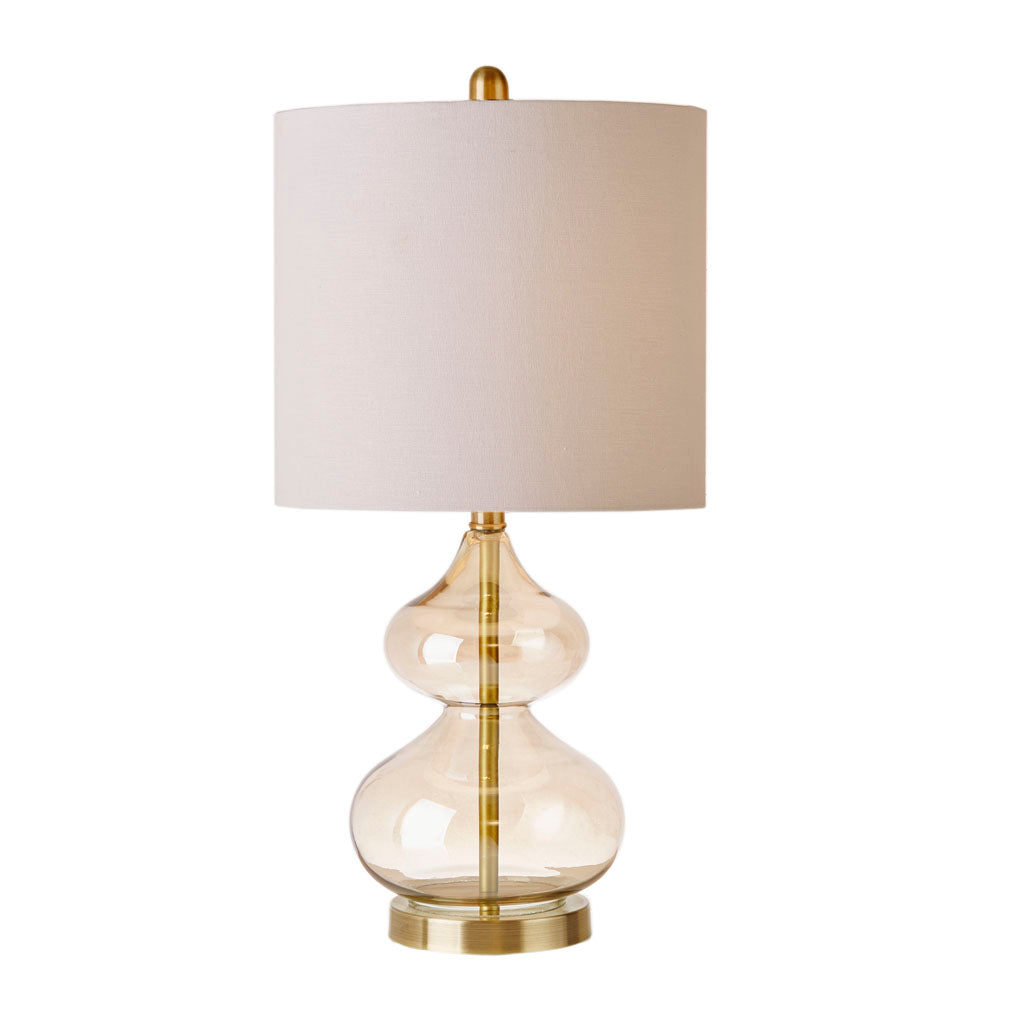 Curved Glass Table Lamp