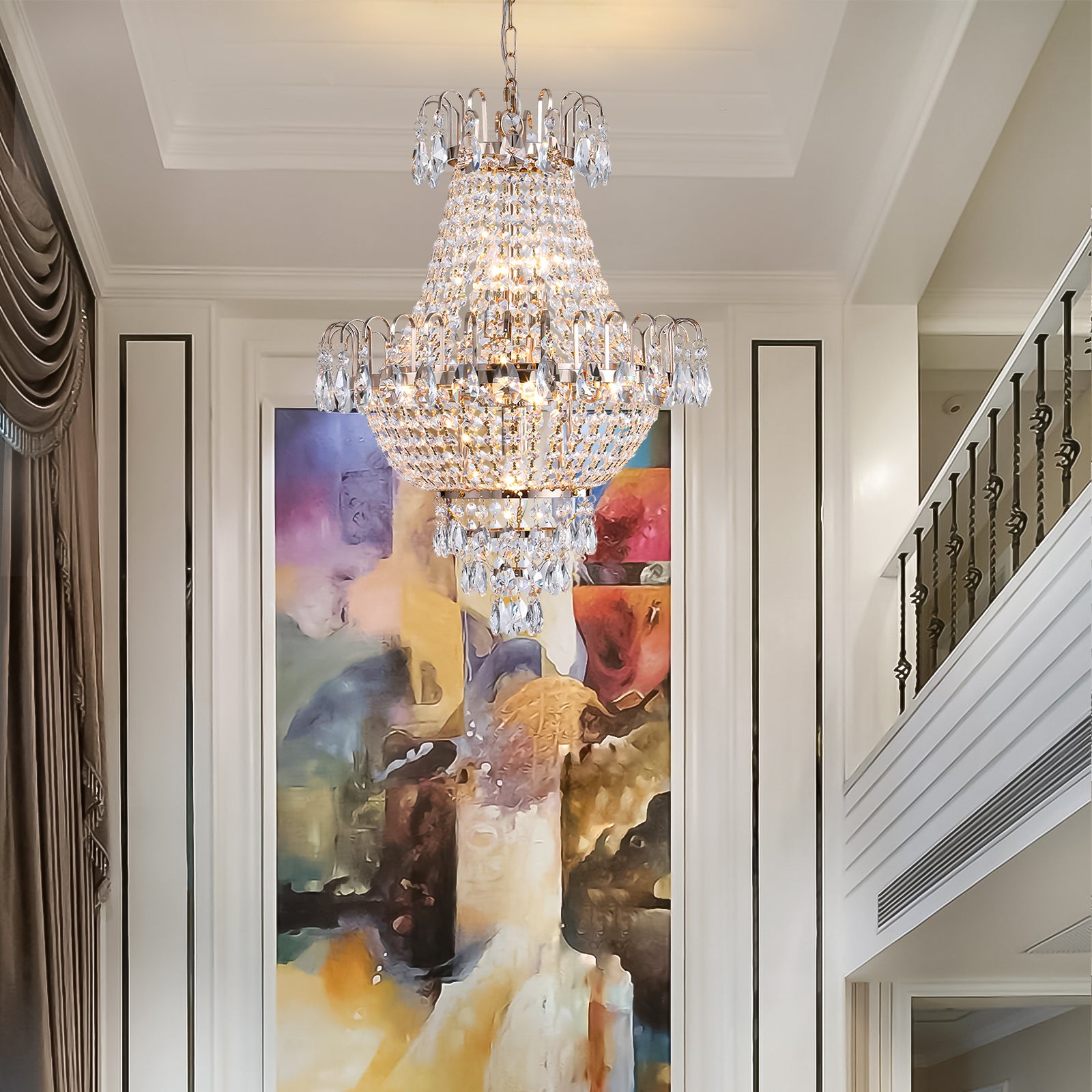 Gold Crystal Chandeliers