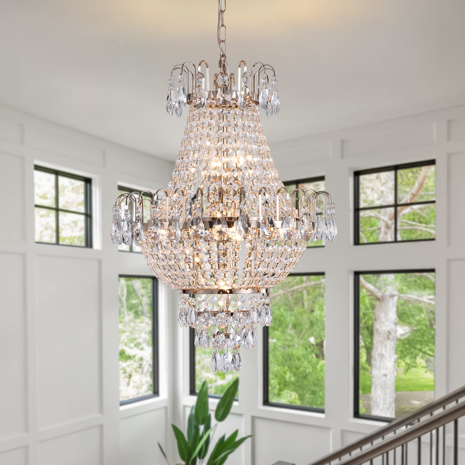Gold Crystal Chandeliers
