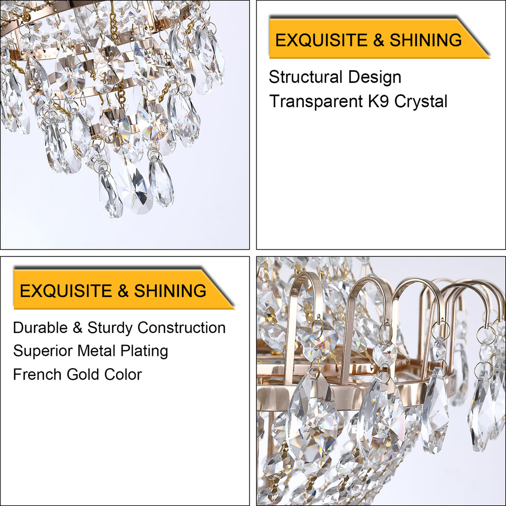 Gold Crystal Chandeliers