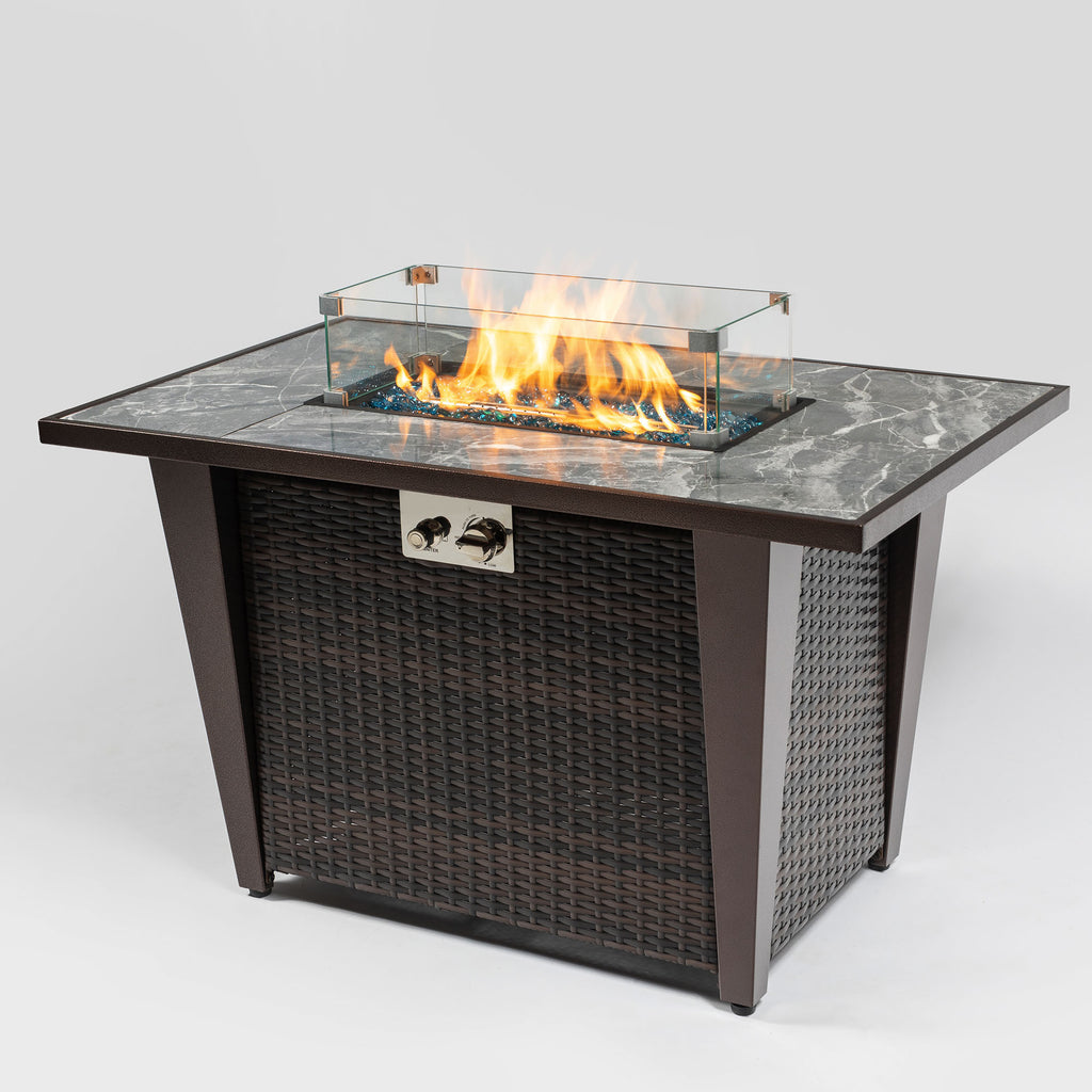 42" Propane Gas Fire Pit Table