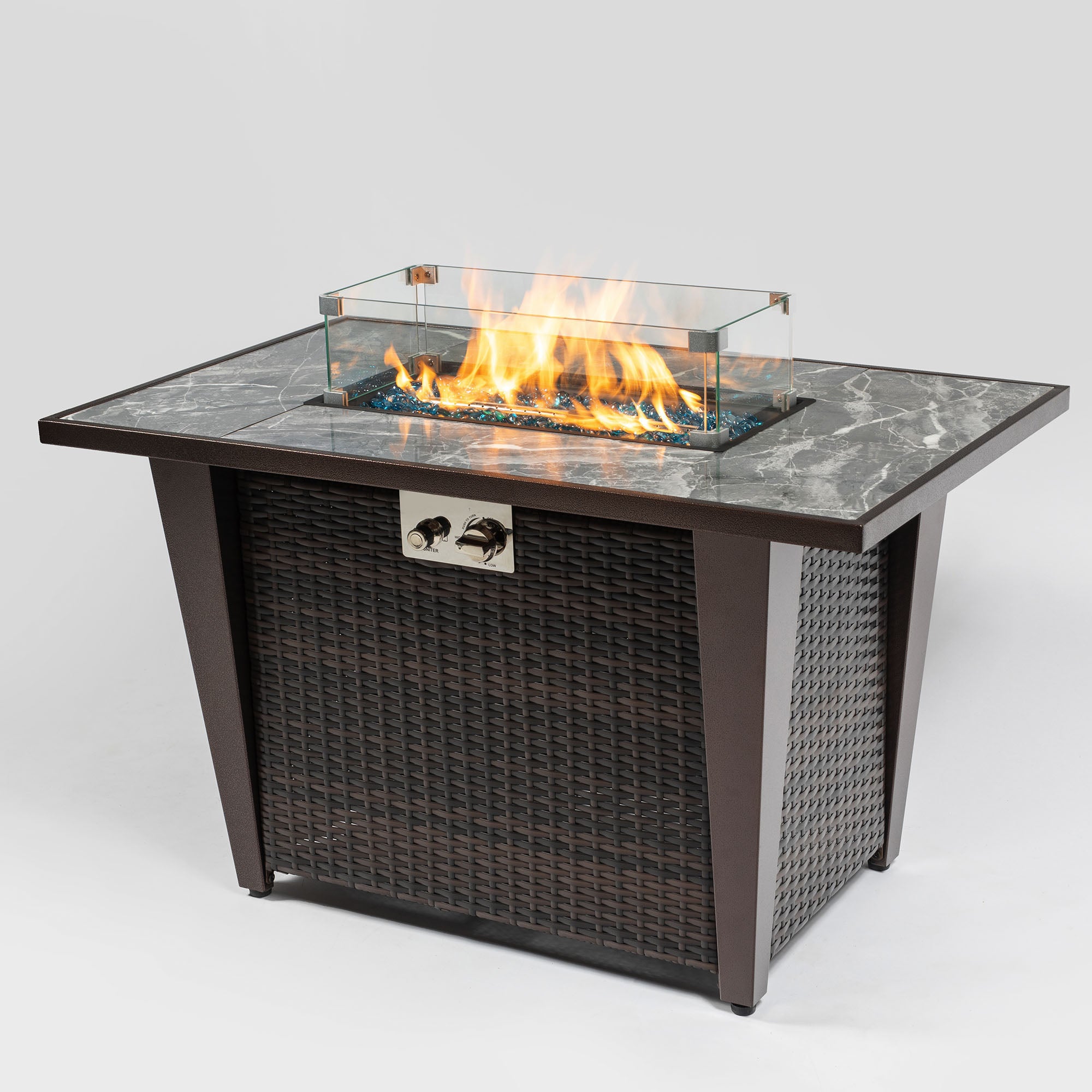 42" Propane Gas Fire Pit Table
