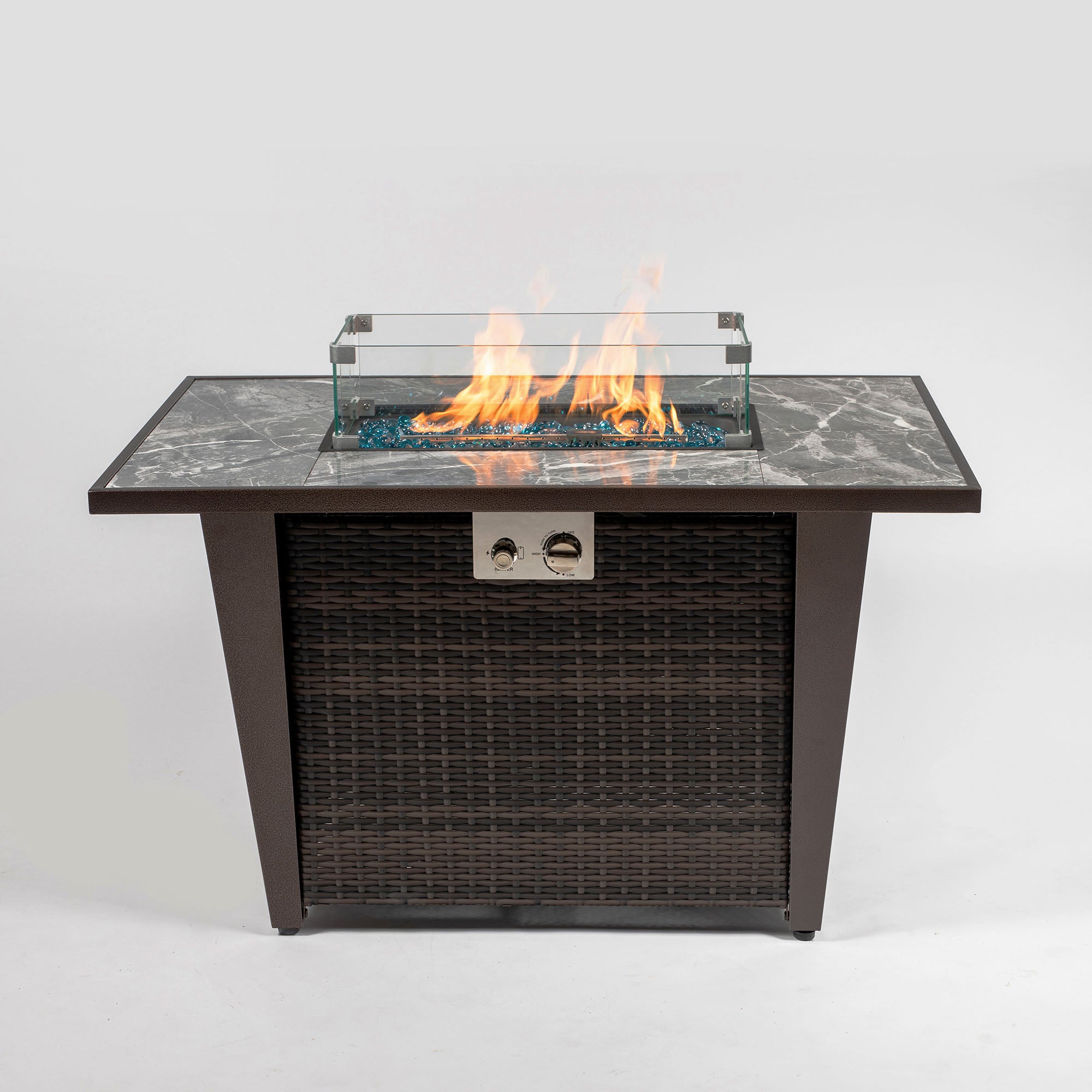 42" Propane Gas Fire Pit Table