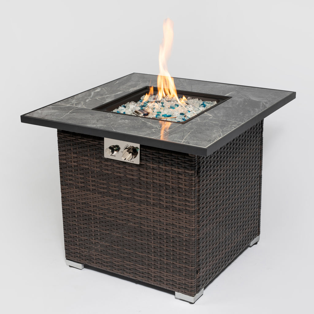 30" Propane Gas Fire Pit Table
