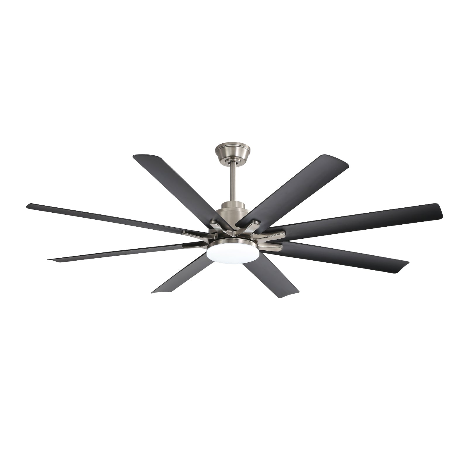 66 Inch Large Ceiling Fan With Dimmable Led Light 8 ABS