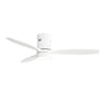 52 Inch Flush Mount Solid Wood Ceiling Fan With 6 Speed