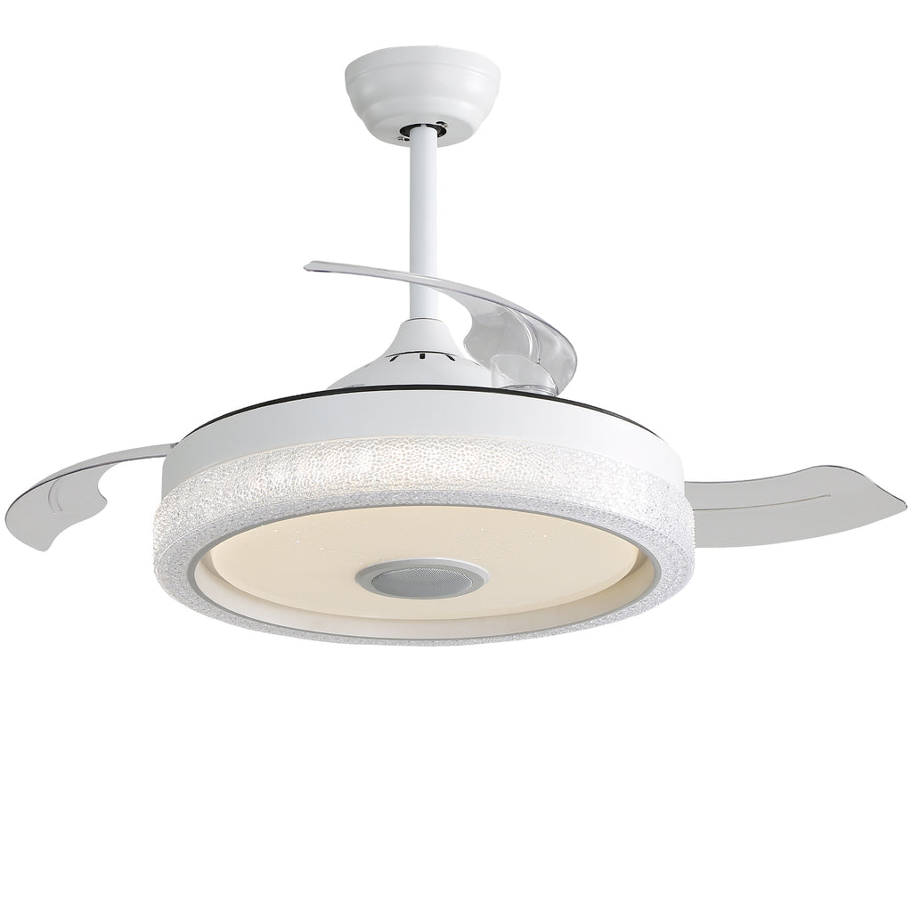 42 Inch Modern Invisible Ceiling Fan