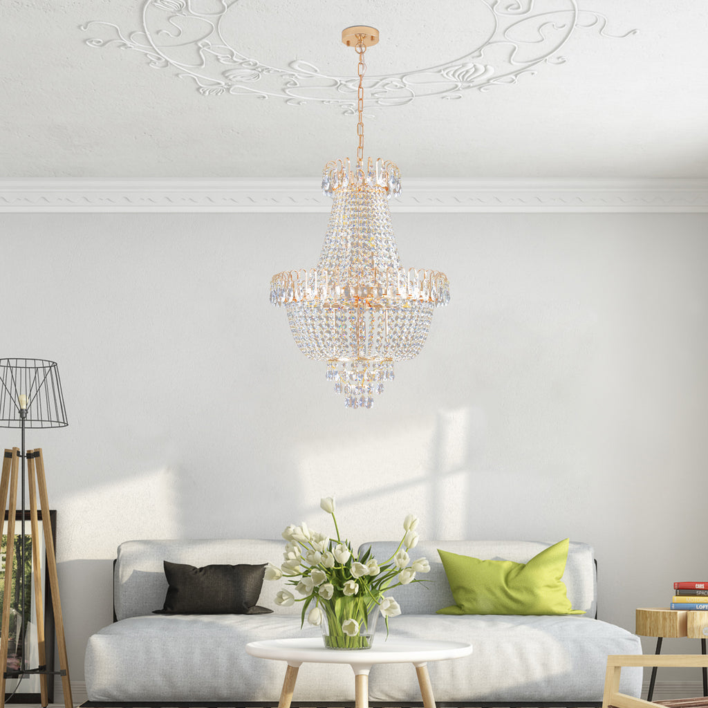 Gold Crystal Chandeliers