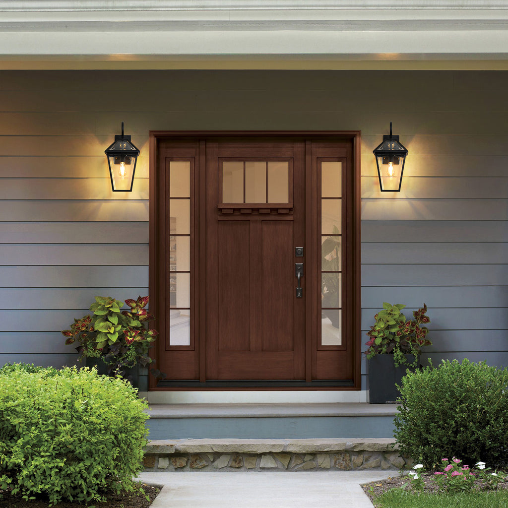 21"(H) 2-Pack Outdoor Wall Lantern Light Light Fixture