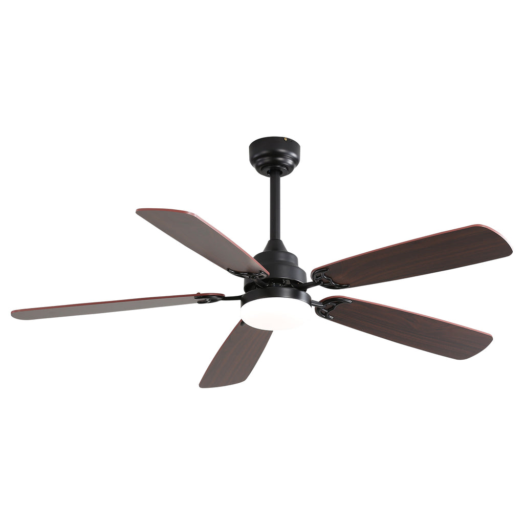 52 Inch Classics Ceiling Fan with Led Light 6 Speed Wind 5