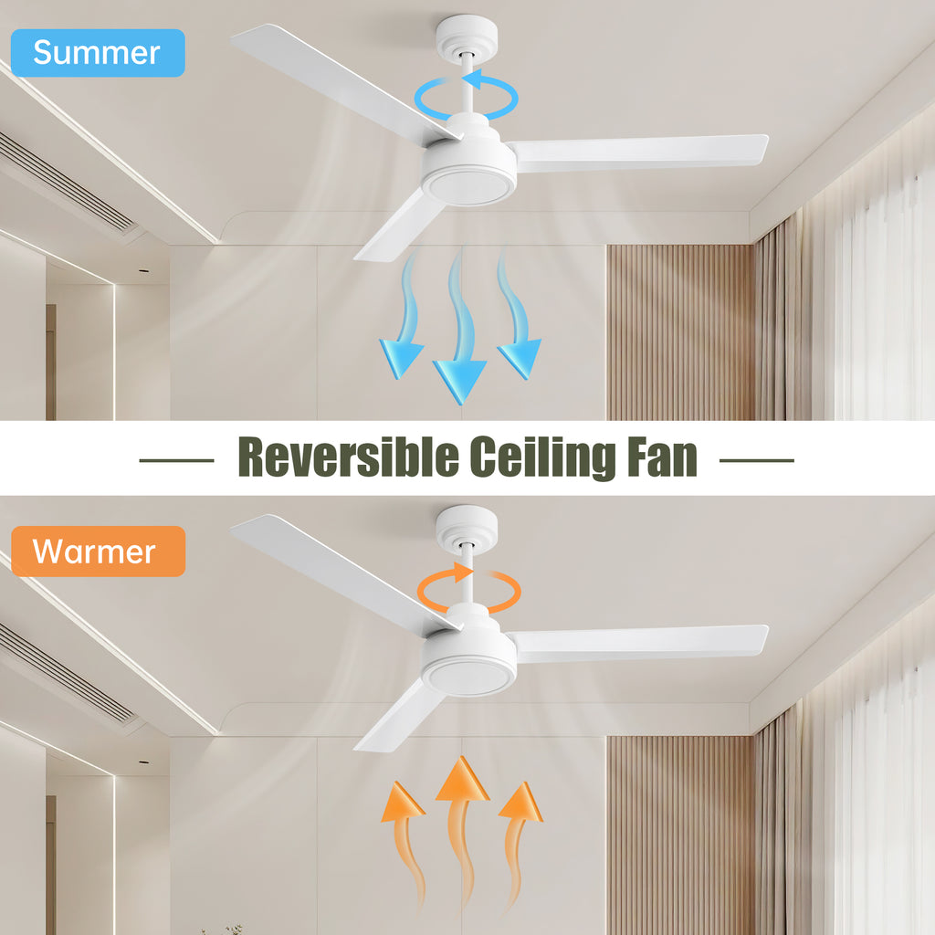 52" Ceiling Fan Without Light